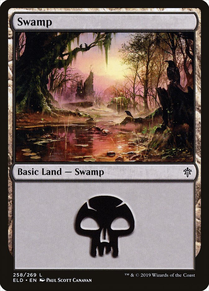 Swamp (258) [Throne of Eldraine] | Exor Games Truro