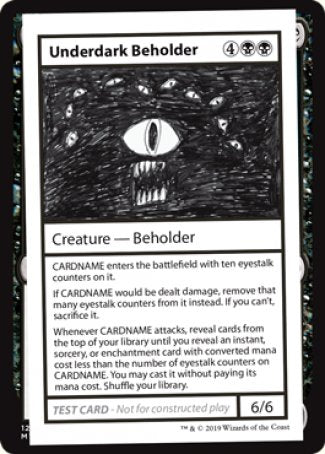 Underdark Beholder (2021 Edition) [Mystery Booster Playtest Cards] | Exor Games Truro