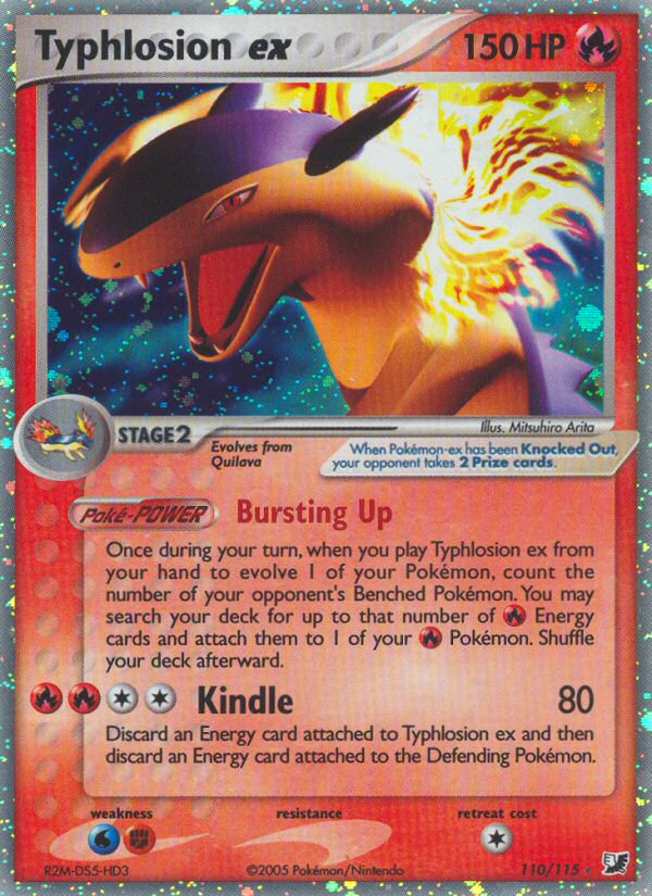 Typhlosion ex (110/115) [EX: Unseen Forces] | Exor Games Truro