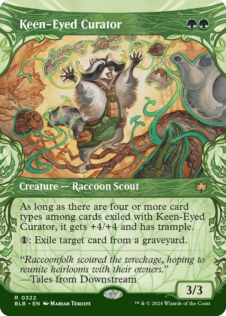 Keen-Eyed Curator (Showcase) [Bloomburrow] | Exor Games Truro