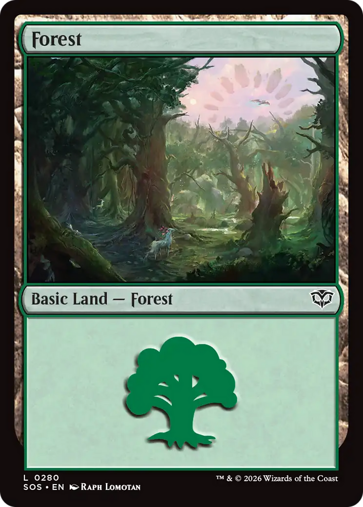 Forest (0280) [Secrets of Strixhaven] | Exor Games Truro