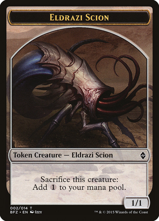 Eldrazi Scion Token (002/014) [Battle for Zendikar Tokens] | Exor Games Truro