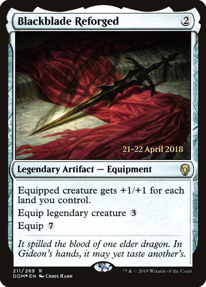 Blackblade Reforged [Dominaria Prerelease Promos] | Exor Games Truro