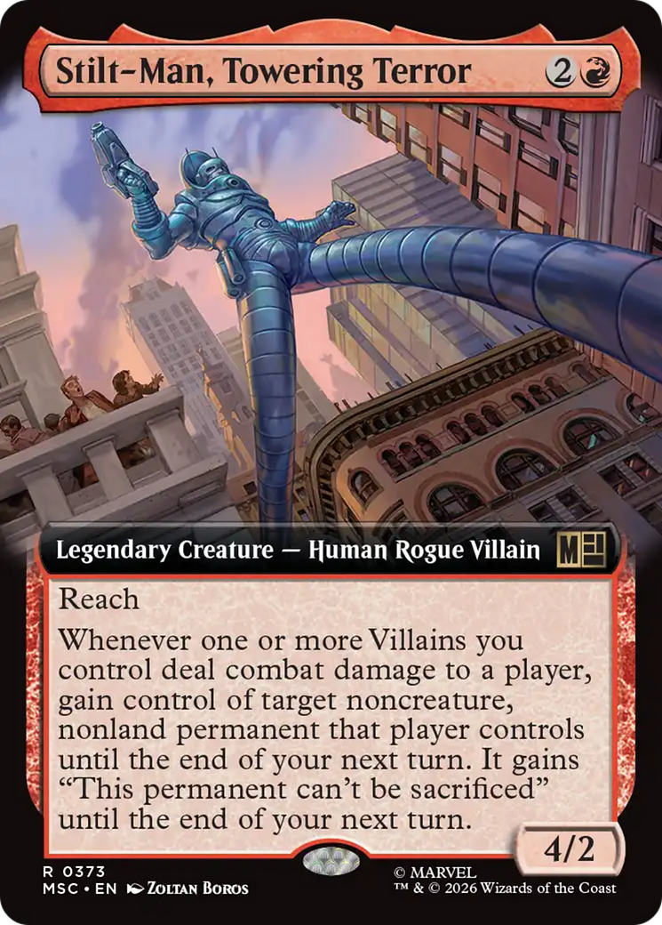 Stilt-Man, Towering Terror (Extended Art) [Marvel Super Heroes Commander] | Exor Games Truro