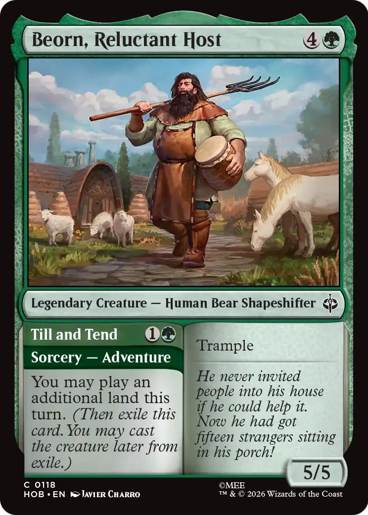 Beorn, Reluctant Host [The Hobbit] | Exor Games Truro