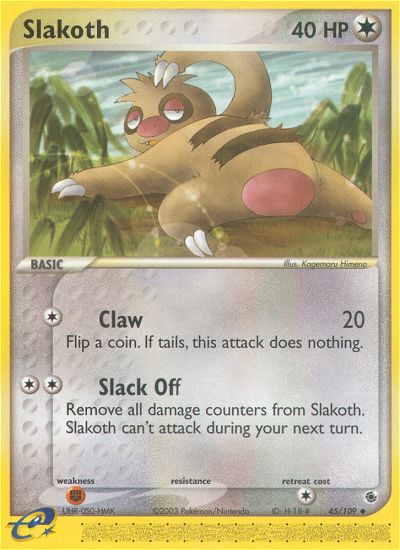 Slakoth (45/109) [EX: Ruby & Sapphire] | Exor Games Truro