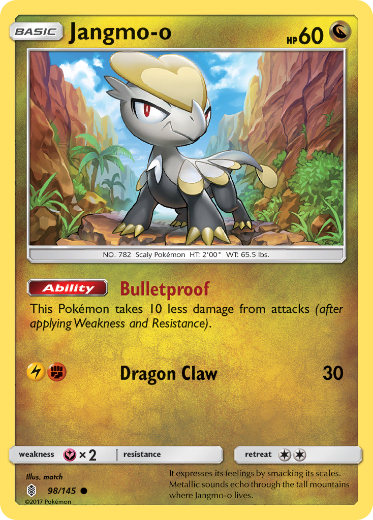 Jangmo-o (98/145) [Sun & Moon: Guardians Rising] | Exor Games Truro