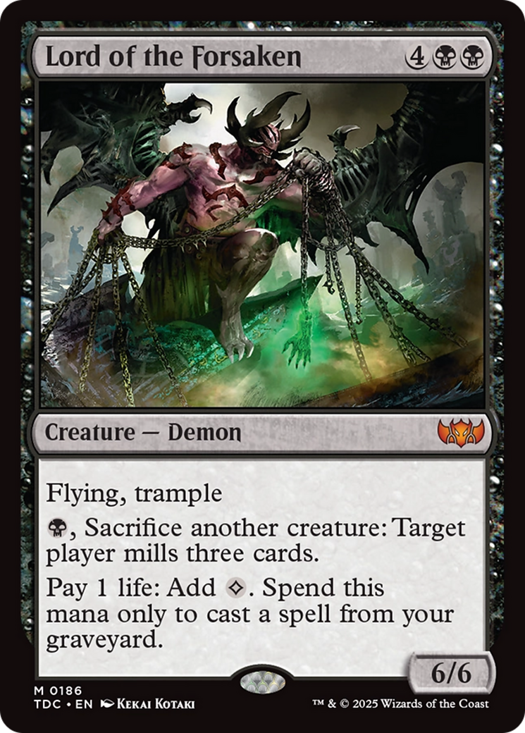 Lord of the Forsaken [Tarkir: Dragonstorm Commander] | Exor Games Truro