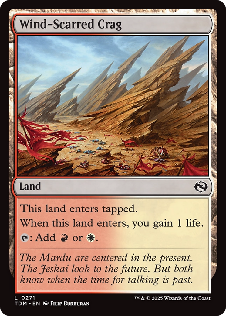 Wind-Scarred Crag [Tarkir: Dragonstorm] | Exor Games Truro