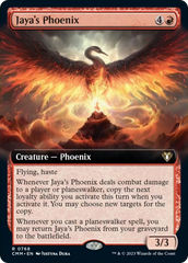 Jaya's Phoenix (Extended Art) [Commander Masters] | Exor Games Truro