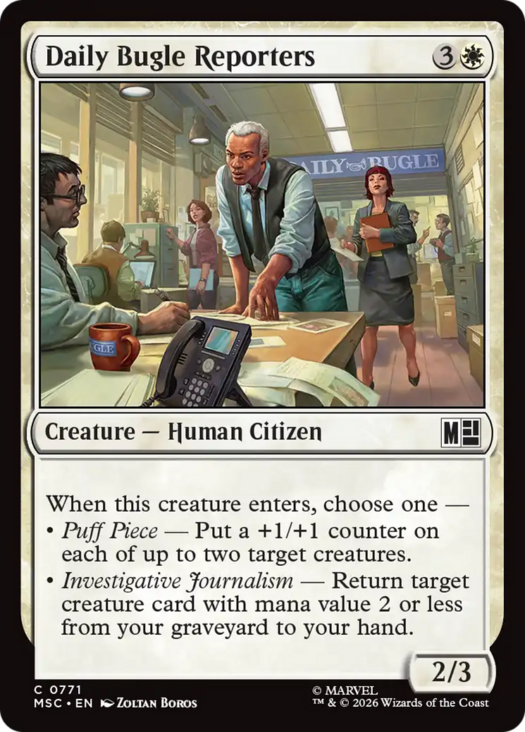 Daily Bugle Reporters [Marvel Super Heroes Commander] | Exor Games Truro