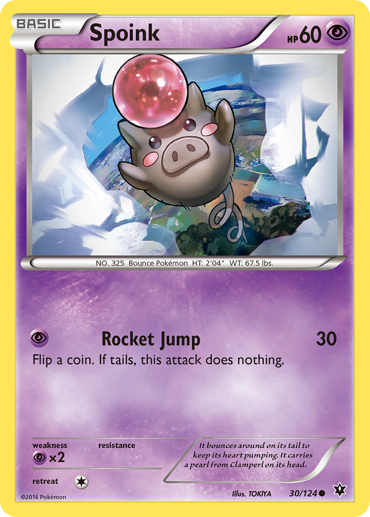 Spoink (30/124) [XY: Fates Collide] | Exor Games Truro