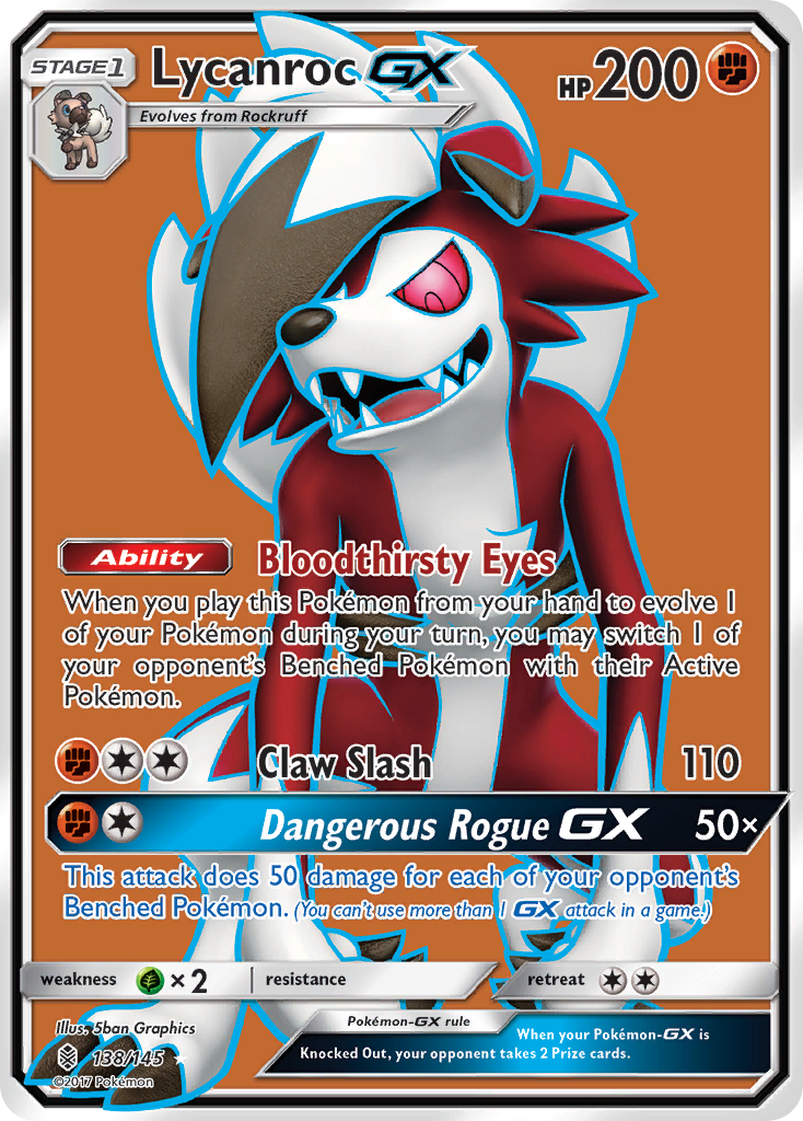 Lycanroc GX (138/145) [Sun & Moon: Guardians Rising] | Exor Games Truro