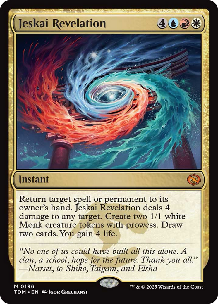 Jeskai Revelation [Tarkir: Dragonstorm] | Exor Games Truro
