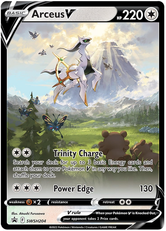 Arceus V (SWSH204) [Sword & Shield: Black Star Promos] | Exor Games Truro