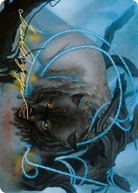 Bind the Monster Art Card (Gold-Stamped Signature) [Kaldheim Art Series] | Exor Games Truro