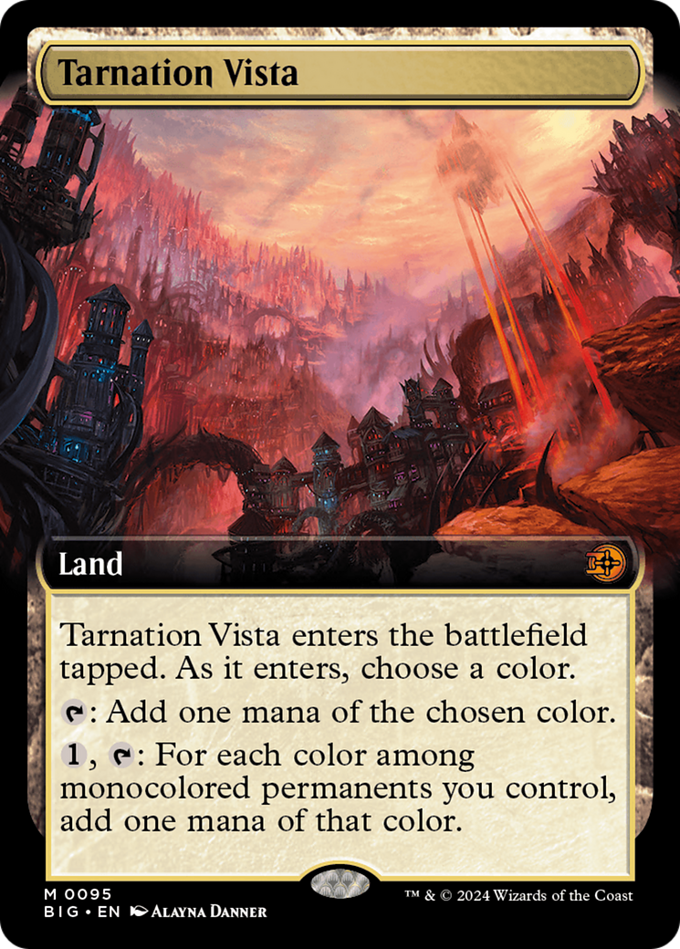 Tarnation Vista (Extended Art) [Outlaws of Thunder Junction: The Big Score] | Exor Games Truro