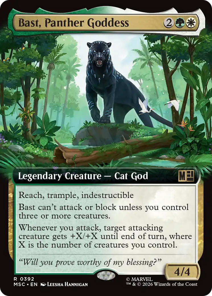 Bast, Panther Goddess (Extended Art) [Marvel Super Heroes Commander] | Exor Games Truro