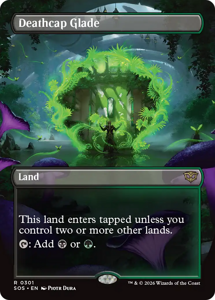 Deathcap Glade (Borderless) [Secrets of Strixhaven] | Exor Games Truro
