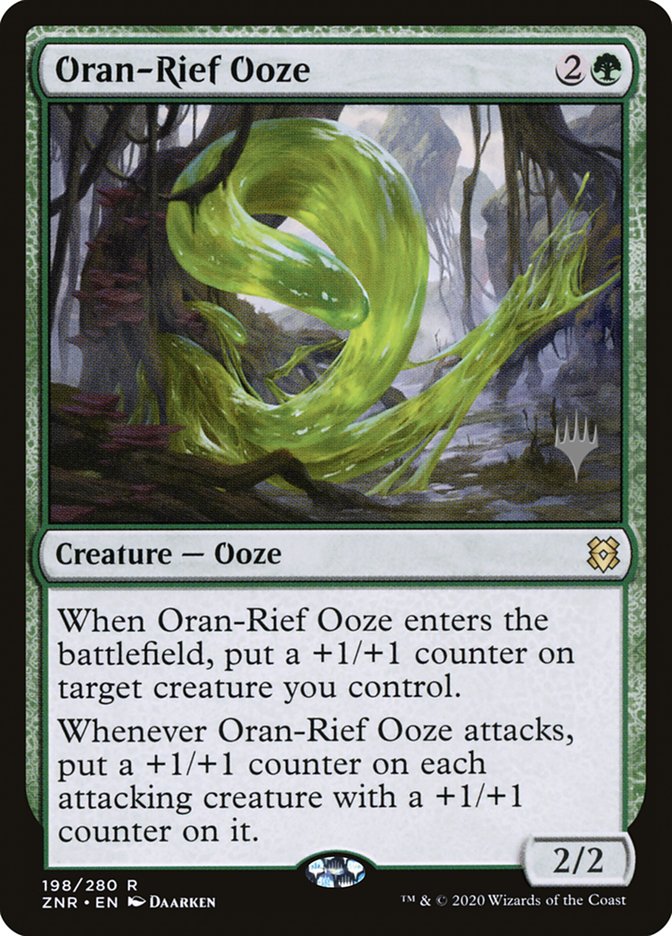 Oran-Rief Ooze (Promo Pack) [Zendikar Rising Promos] | Exor Games Truro
