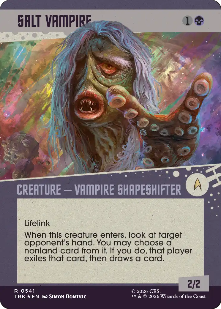 Salt Vampire (Showcase) (Surge Foil) [Star Trek] | Exor Games Truro