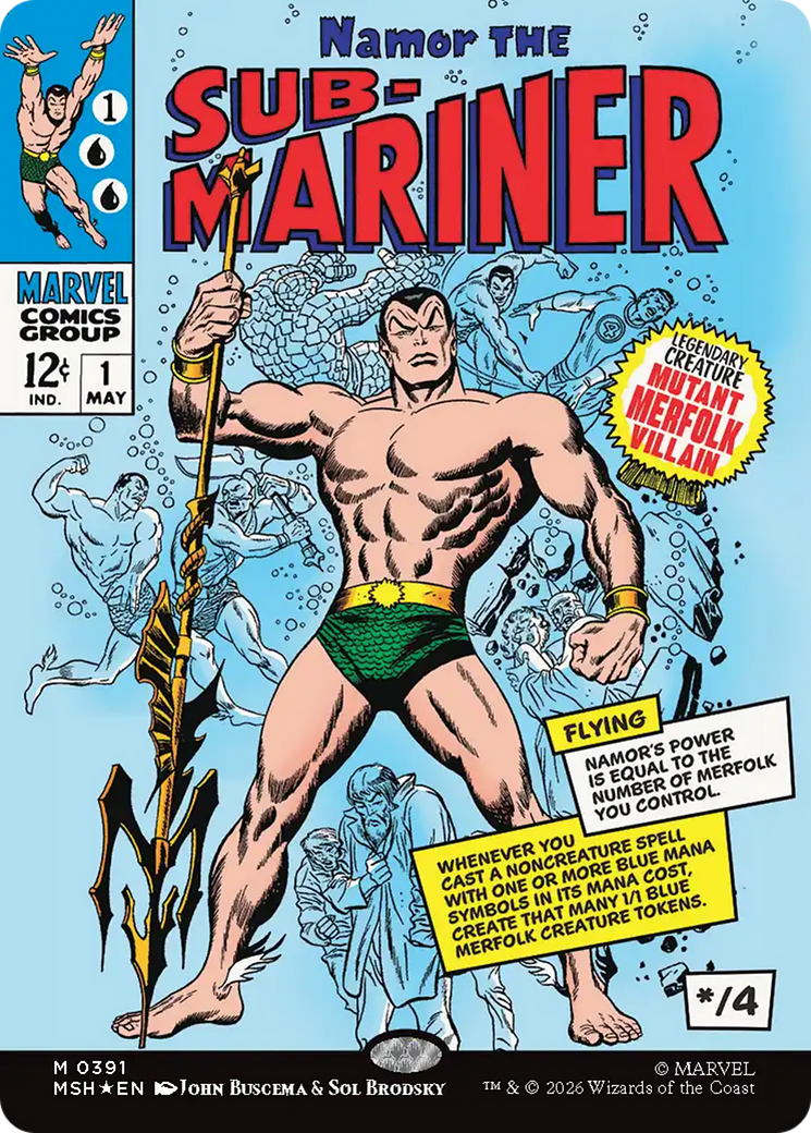 Namor The Sub-Mariner (Borderless) [Marvel Super Heroes] | Exor Games Truro