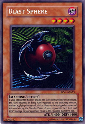 Blast Sphere [RP01-EN091] Secret Rare | Exor Games Truro