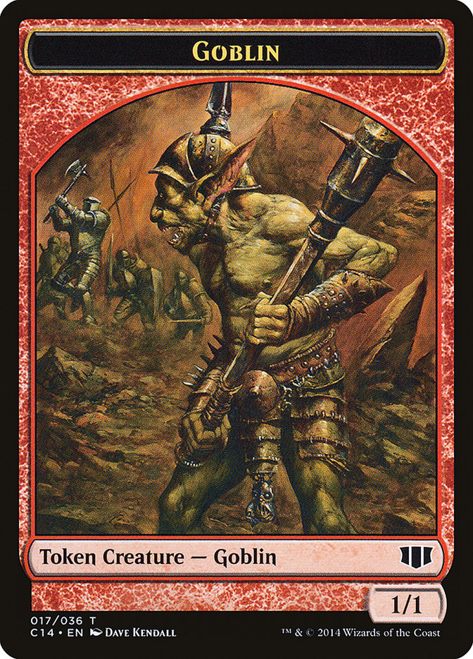 Goblin // Goat Double-Sided Token [Commander 2014 Tokens] | Exor Games Truro