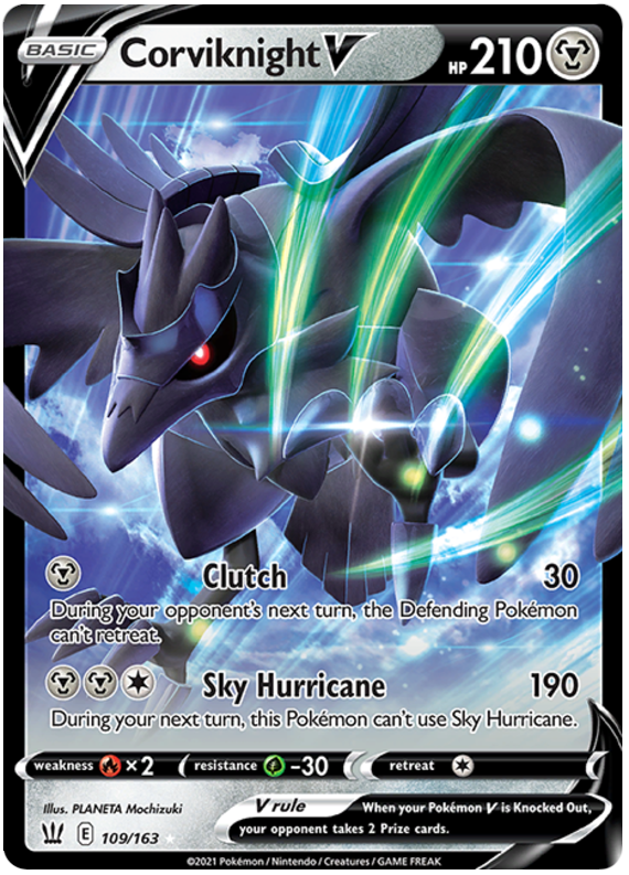 Corviknight V (109/163) [Sword & Shield: Battle Styles] | Exor Games Truro