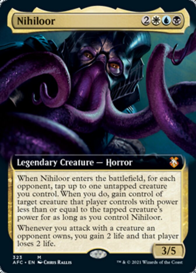 Nihiloor (Extended Art) [Dungeons & Dragons: Adventures in the Forgotten Realms Commander] | Exor Games Truro