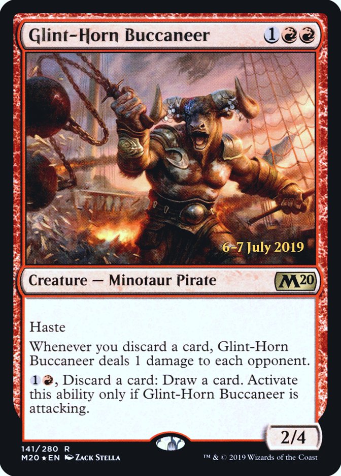 Glint-Horn Buccaneer [Core Set 2020 Prerelease Promos] | Exor Games Truro