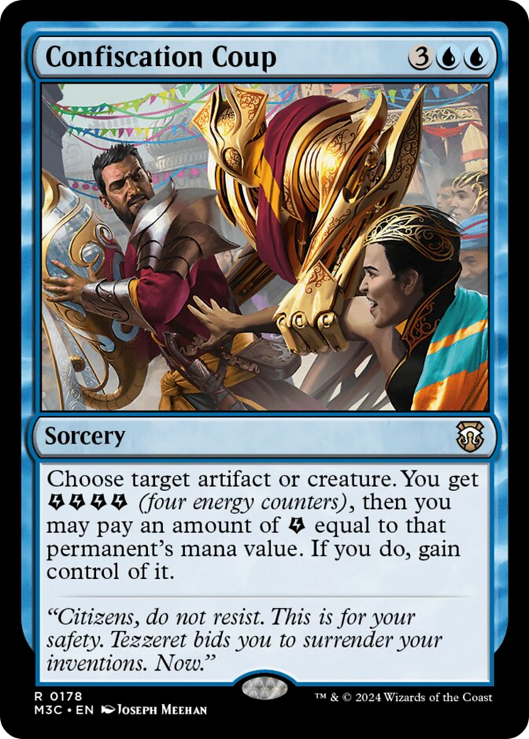 Confiscation Coup (Ripple Foil) [Modern Horizons 3 Commander] | Exor Games Truro