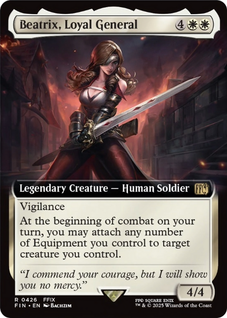 Beatrix, Loyal General (Extended Art) [FINAL FANTASY] | Exor Games Truro