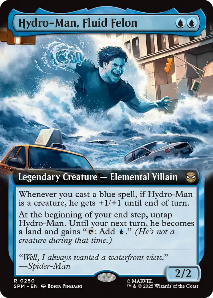 Hydro-Man, Fluid Felon (Extended Art) [Marvel's Spider-Man] | Exor Games Truro