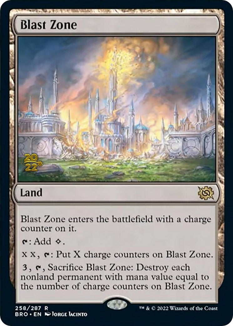 Blast Zone (258) [The Brothers' War Prerelease Promos] | Exor Games Truro