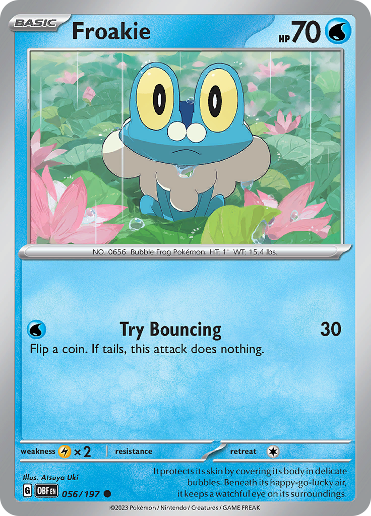 Froakie (056/197) [Scarlet & Violet: Obsidian Flames] | Exor Games Truro