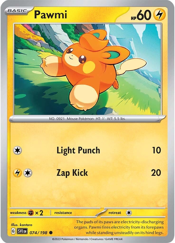 Pawmi (074/198) [Scarlet & Violet: Base Set] | Exor Games Truro