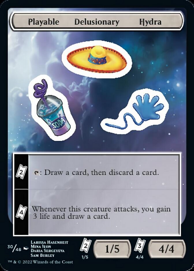 Playable Delusionary Hydra [Unfinity Stickers] | Exor Games Truro