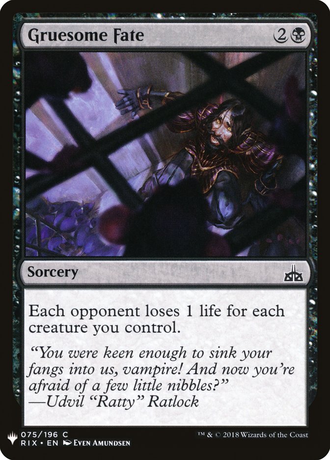 Gruesome Fate [Mystery Booster] | Exor Games Truro