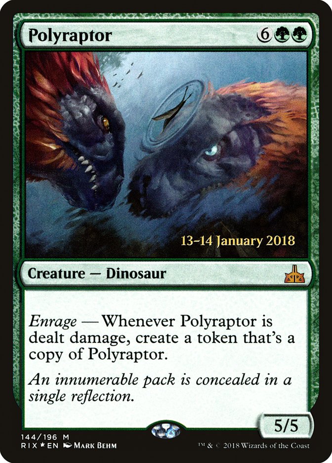 Polyraptor [Rivals of Ixalan Prerelease Promos] | Exor Games Truro