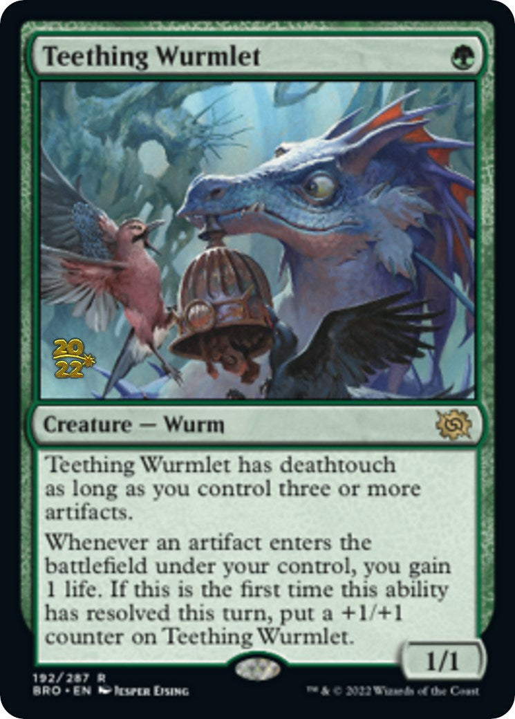 Teething Wurmlet [The Brothers' War Prerelease Promos] | Exor Games Truro