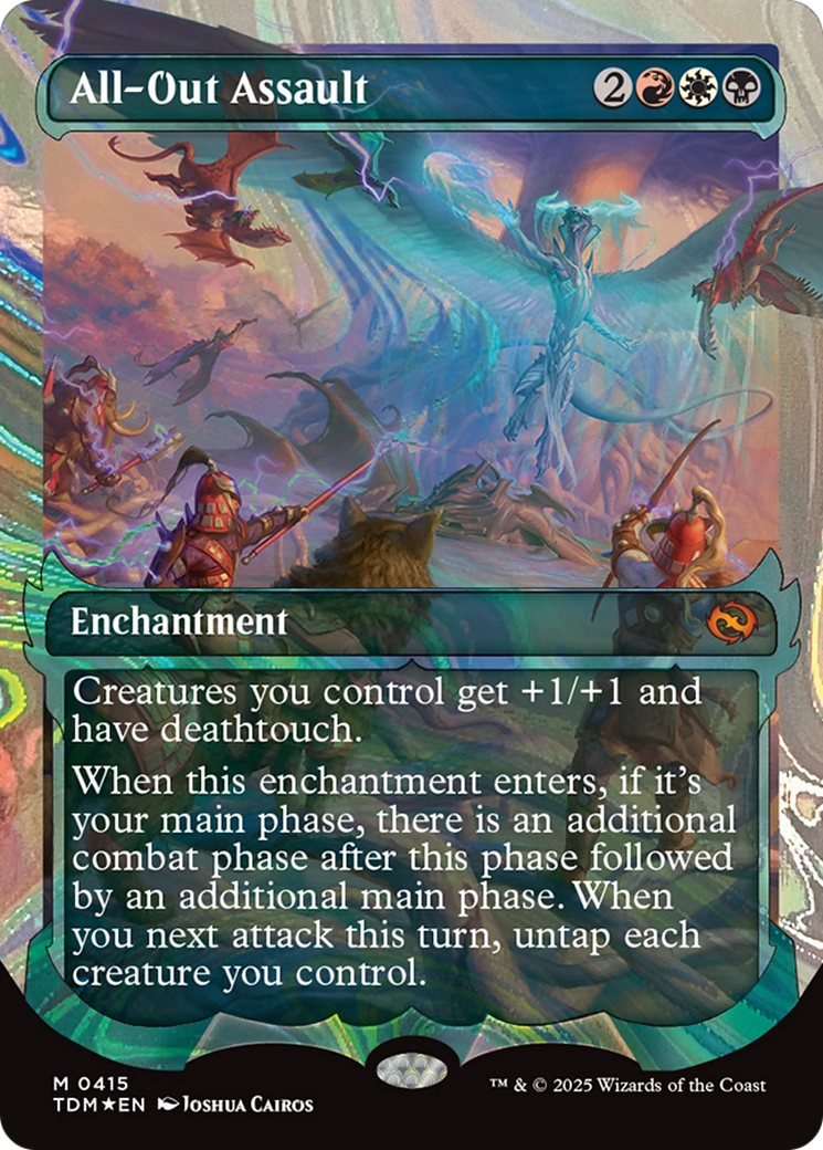 All-Out Assault (Showcase) (Halo Foil) [Tarkir: Dragonstorm] | Exor Games Truro