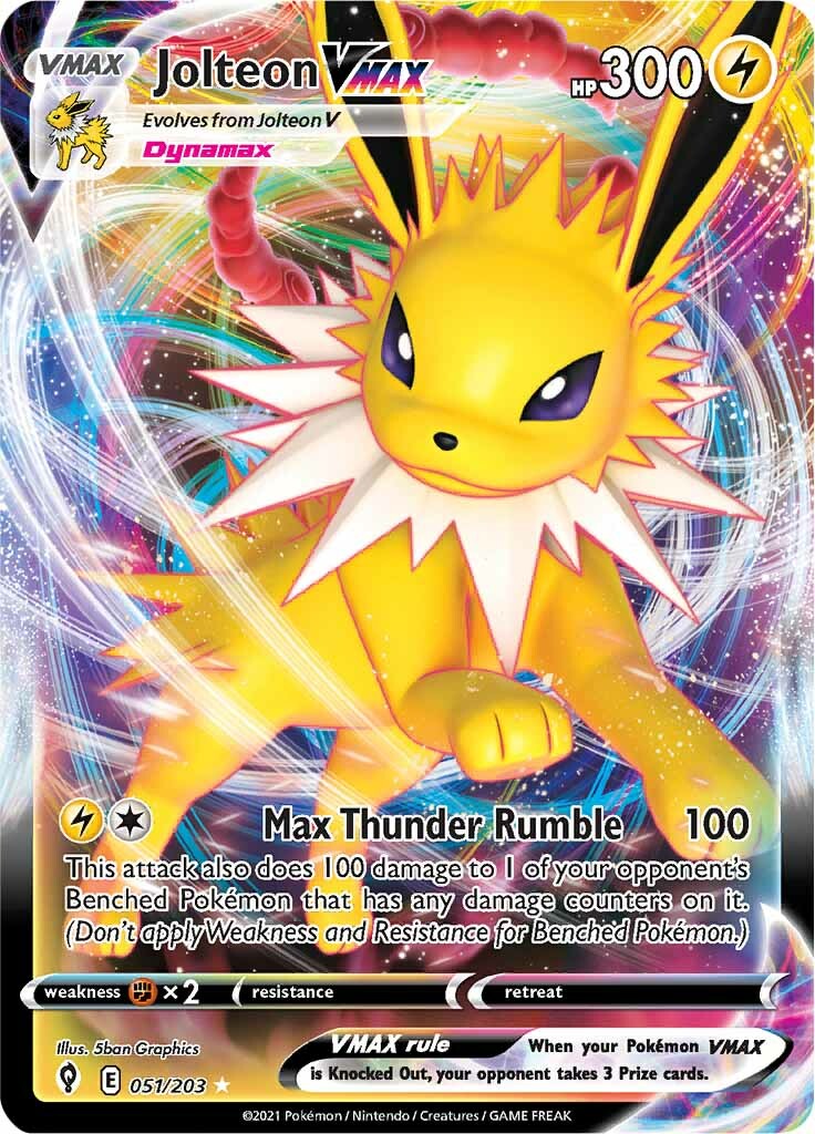 Jolteon VMAX (051/203) [Sword & Shield: Evolving Skies] | Exor Games Truro