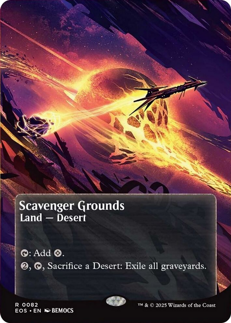 Scavenger Grounds (0082) (Borderless) [Edge of Eternities: Stellar Sights] | Exor Games Truro