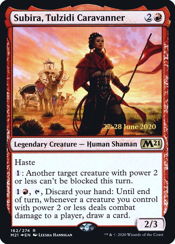 Subira, Tulzidi Caravanner [Core Set 2021 Prerelease Promos] | Exor Games Truro