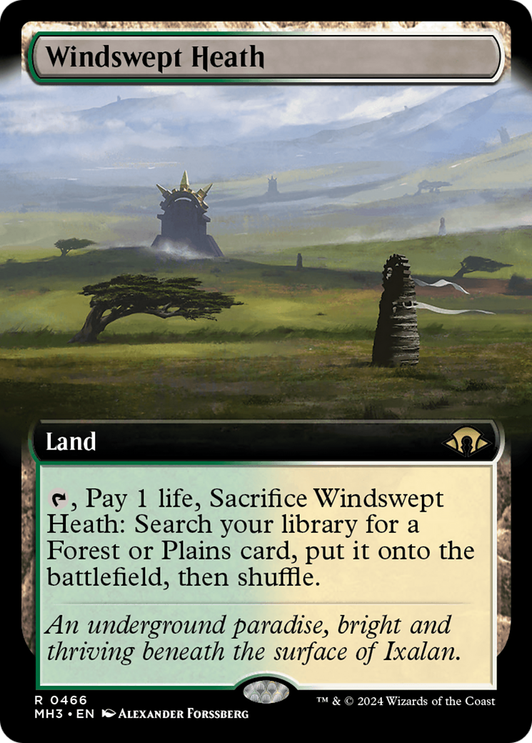 Windswept Heath (Extended Art) [Modern Horizons 3] | Exor Games Truro