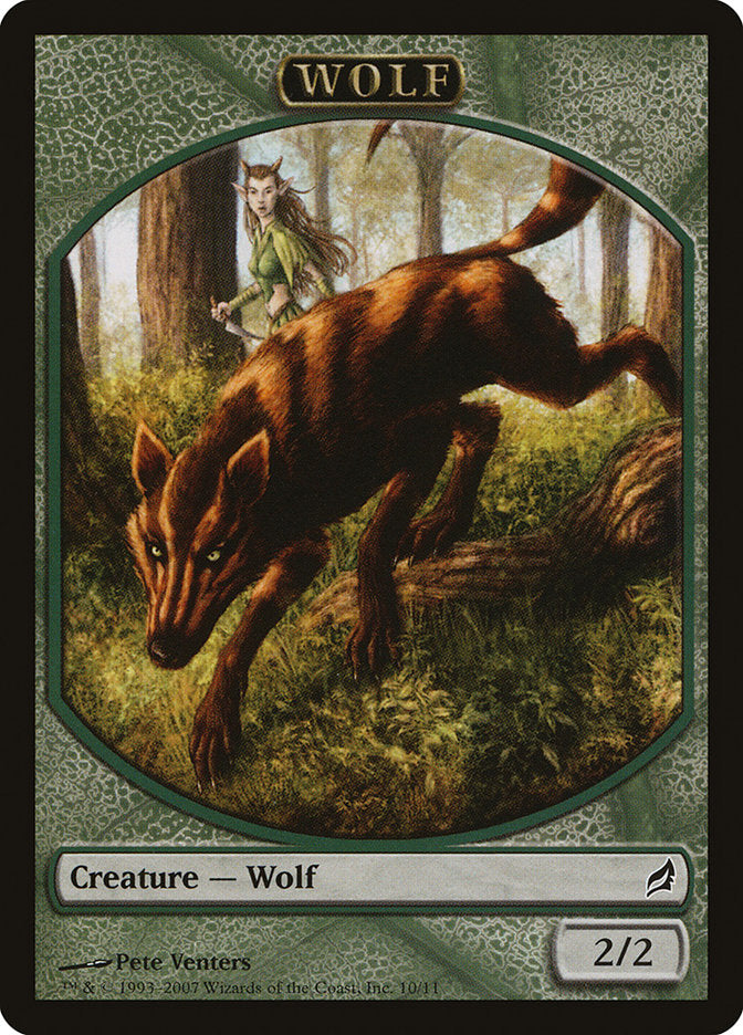 Wolf Token [Lorwyn Tokens] | Exor Games Truro