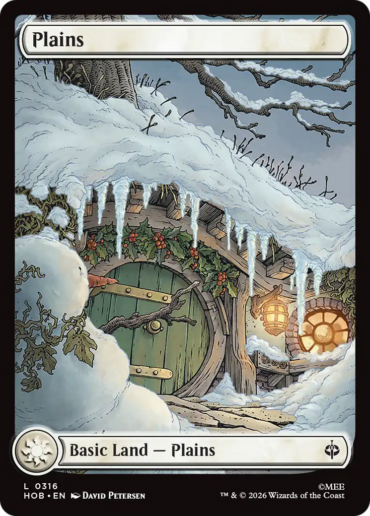 Plains (0320) (Surge Foil) [The Hobbit] | Exor Games Truro
