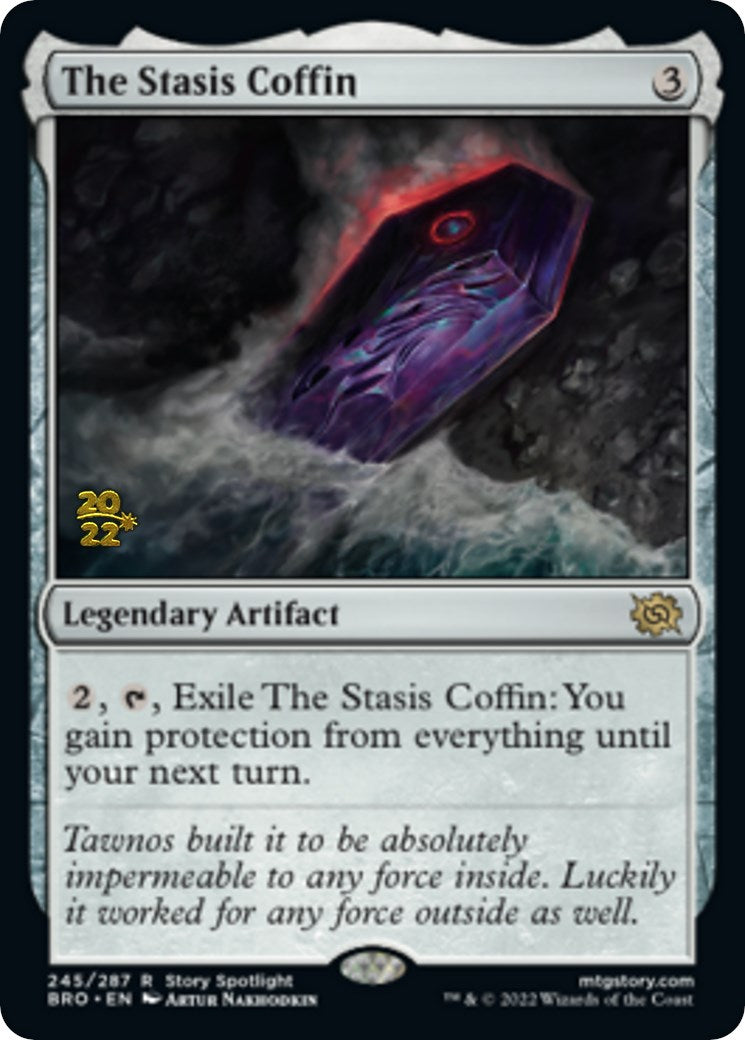 The Stasis Coffin [The Brothers' War Prerelease Promos] | Exor Games Truro