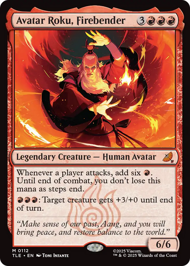 Avatar Roku, Firebender [Avatar: The Last Airbender: Eternal-Legal] | Exor Games Truro